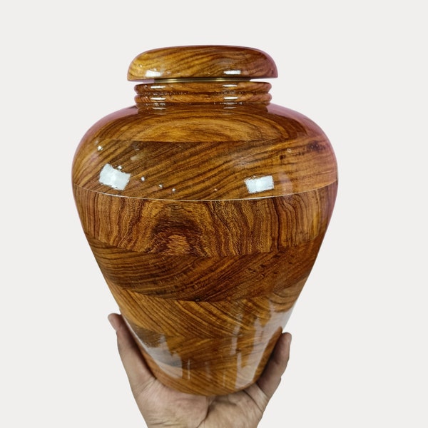 Best Elegant Wooden Urns for Human Ashes Adult Sized Boxes Premium Adult Wooden Urn Box for Human Ashes  Durable  Beautiful Handcrafted urns