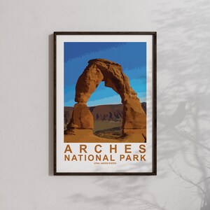 Arches, Nationalpark, Delicate Arch, Utah, Digitaldrucke, Poster und Wandkunst, Reise Poster