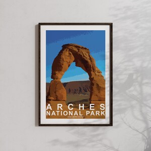 Arches, Nationalpark, Delicate Arch, Utah, Digitaldrucke, Poster und Wandkunst, Reise Poster