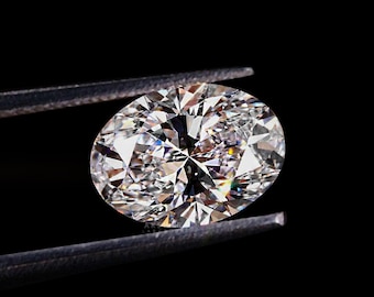 Diamante ovale certificato IGI coltivato in laboratorio: taglio brillante (1,00-6,00 CT)