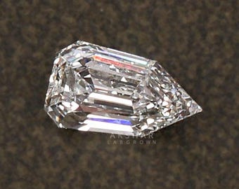 1.00 CT kogelgeslepen laboratoriumdiamant voor ring, losse laboratoriumdiamant, CVD-diamant E-VVS2, F-VS1