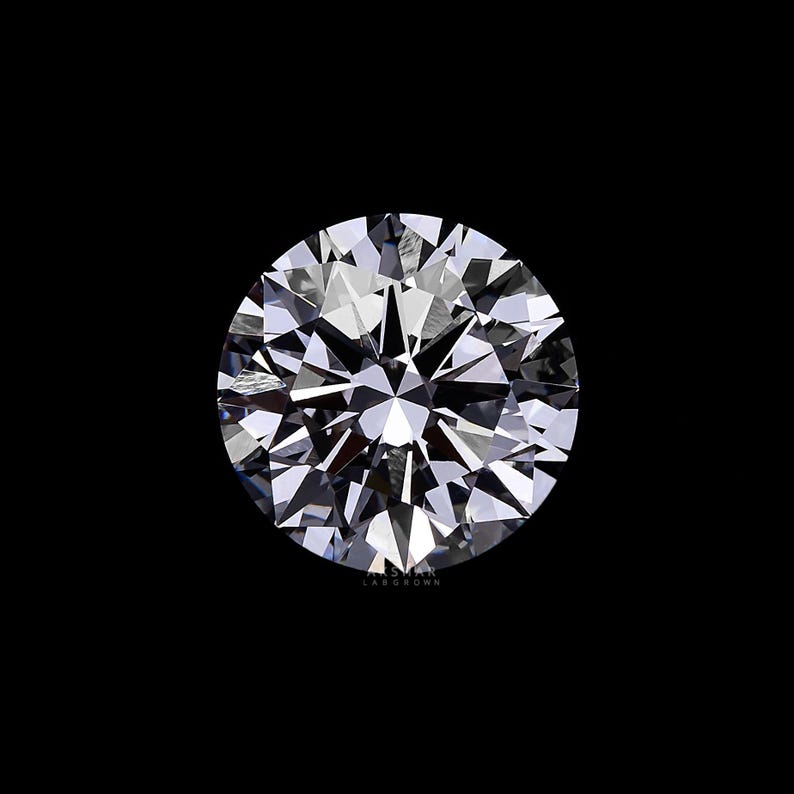 Round Lab Grown Diamond Loose Stones IGI Certified E-VVS2 F-VS1