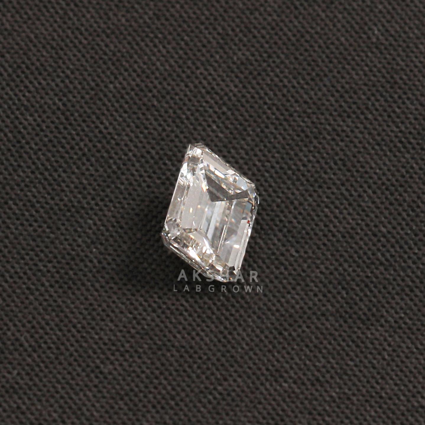 エメラルドカットのラボグロウンダイヤモンド：E VVS2、F-VS1、1-6 CT 