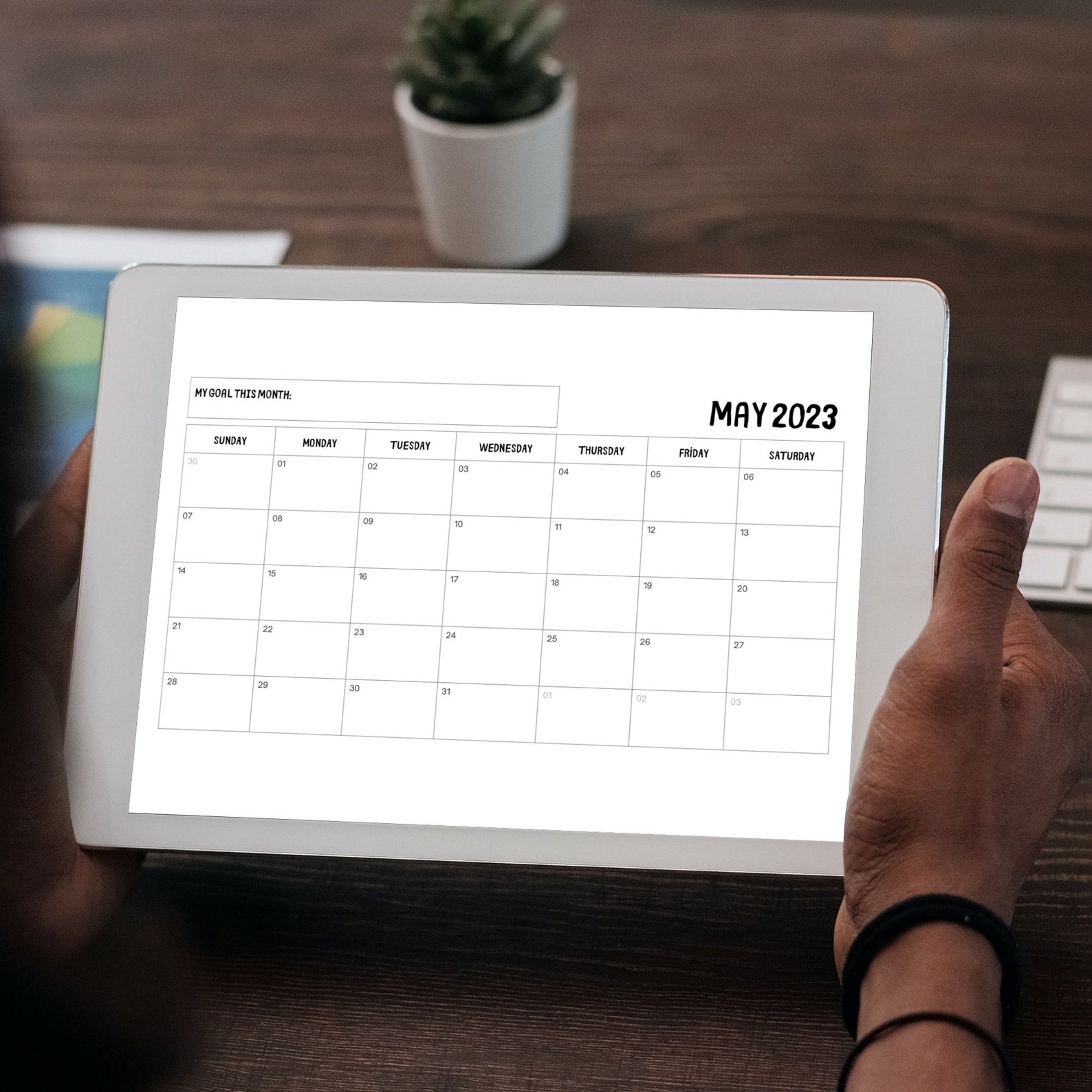 2023-calendar-and-planner-printable-calendar-monthly-pdf-etsy