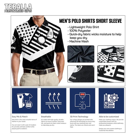 Custom Polyester Cotton Work Tshirt Uniform Golf Polo Shirts for