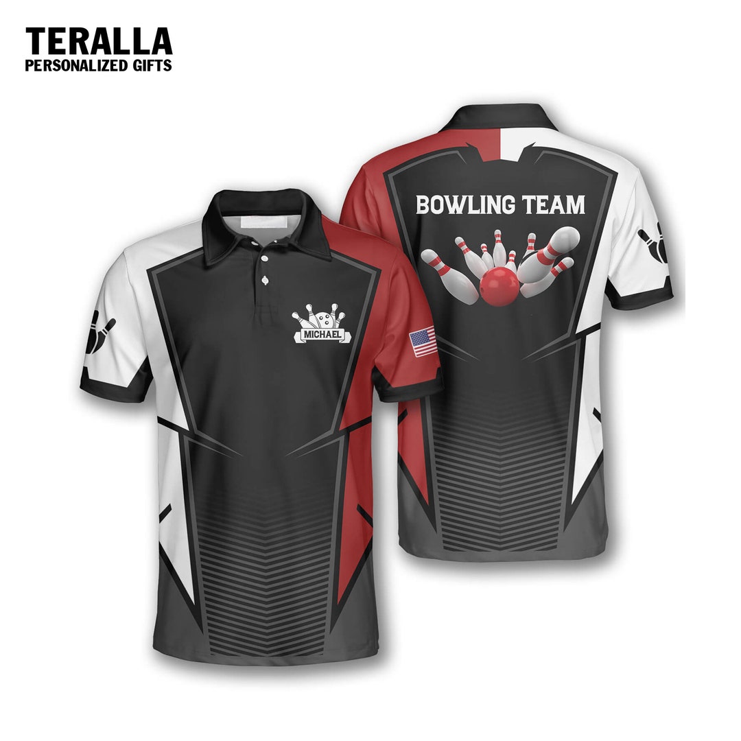 Custom Name, Team Best Strike Bowling Jersey, Polo Shirt for Men ...