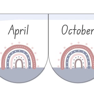 EDITABLE: Days of the Week and Months of the Year in NSW and ACT Education Foundation Font - Blue and Pink