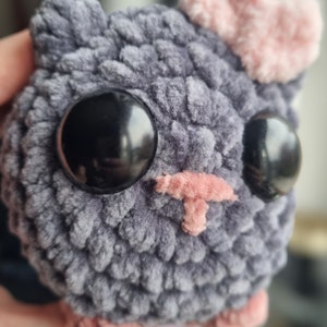 Hamster triste grand, la tendance des médias sociaux/hamster au crochet/jouet au crochet/décoration/jouet en peluche/prêt pour l'expédition image 10