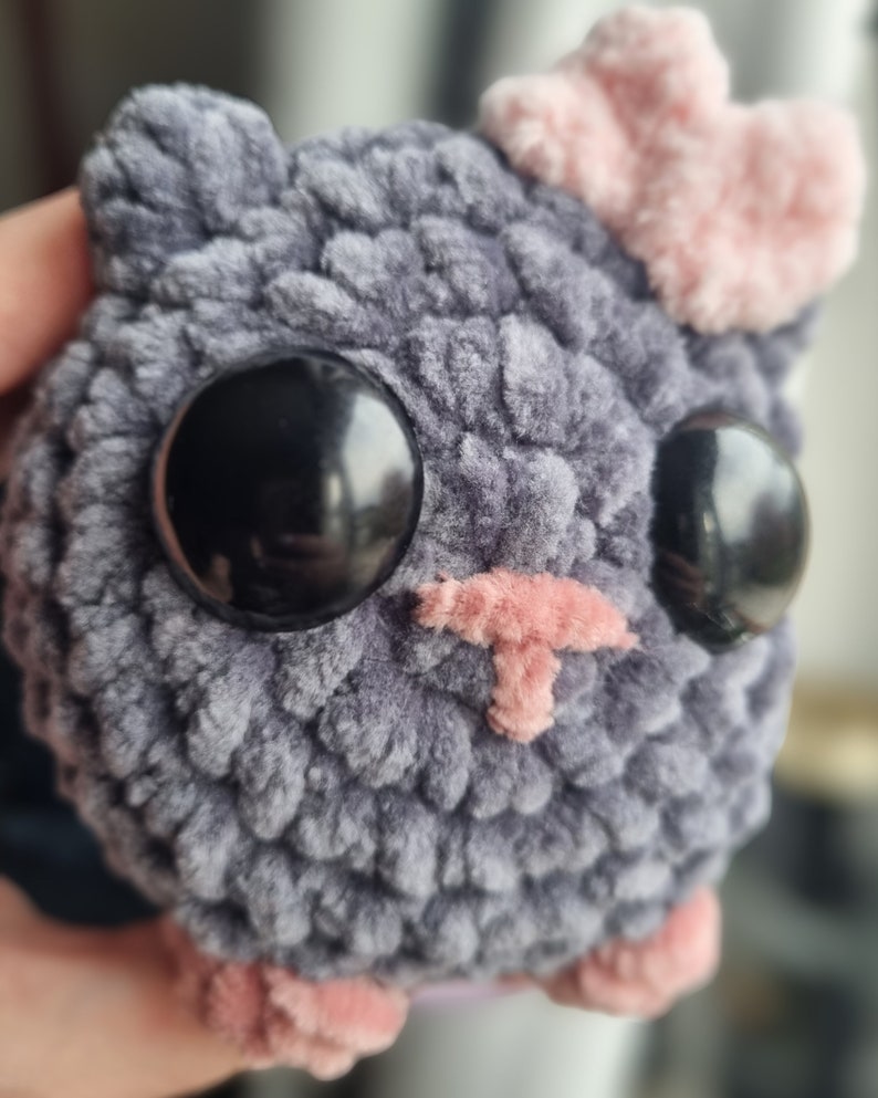 Hamster triste grand, la tendance des médias sociaux/hamster au crochet/jouet au crochet/décoration/jouet en peluche/prêt pour l'expédition image 10