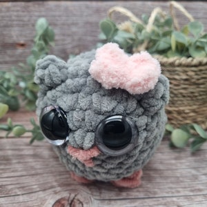 Hamster triste grand, la tendance des médias sociaux/hamster au crochet/jouet au crochet/décoration/jouet en peluche/prêt pour l'expédition image 9