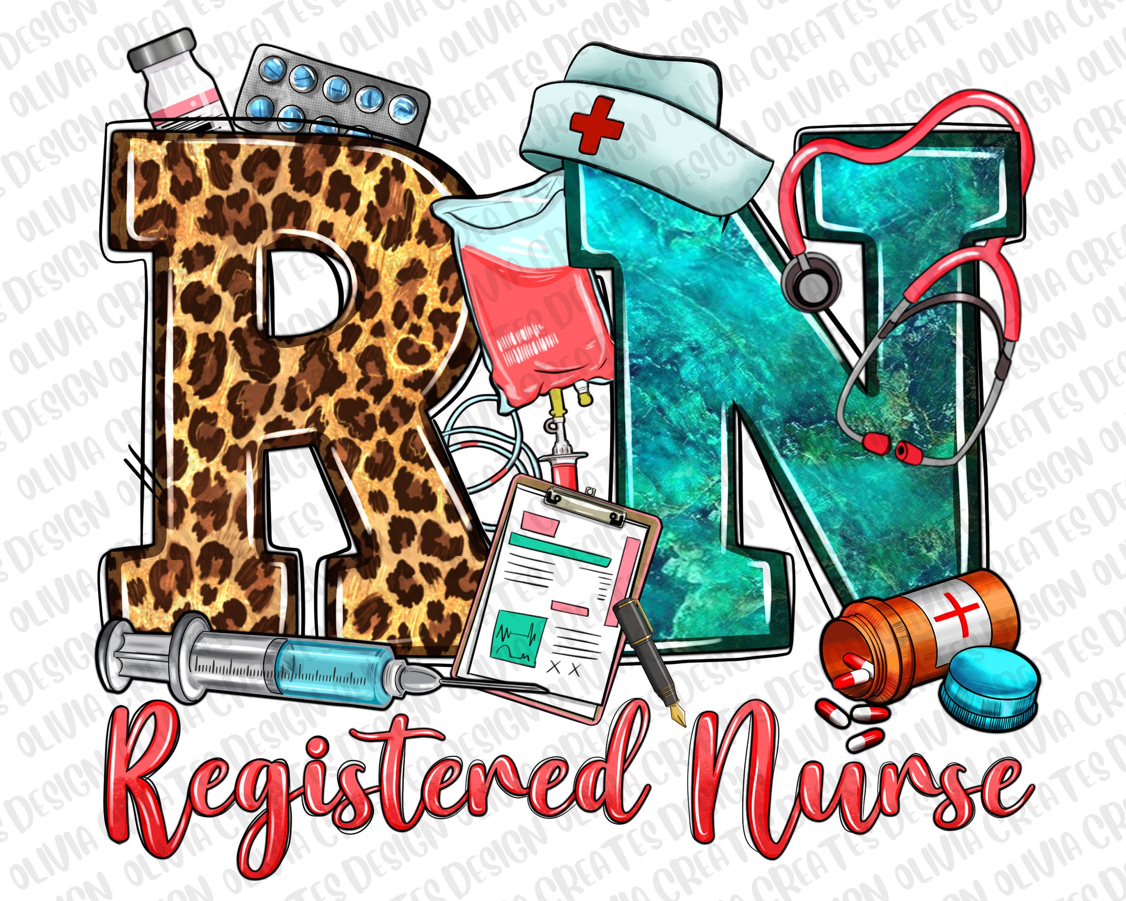 Registered Nurse Clip Art Il Fullxfull.4449840012 2l9p