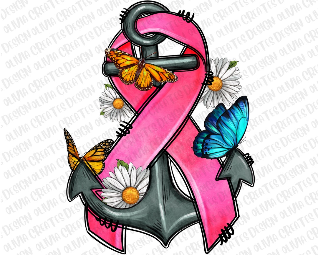 Breast Cancer Anchor Png Sublimation Design Download, Breast Cancer Png