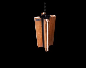 Solid Wood LED Chandelier: Nordic Suspension Pendant Light