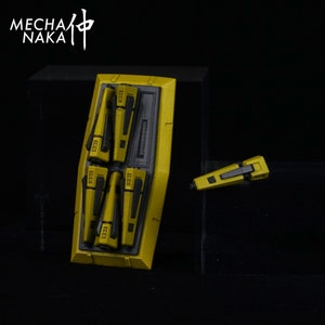 Miniature Funnel and Shield For 1/144 & 1/100 Scale Mecha Model Kits