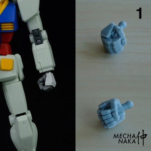 HG Hands (10 Types Choose 2) For 1/144 & 1/100 Scale Mecha Model Kits