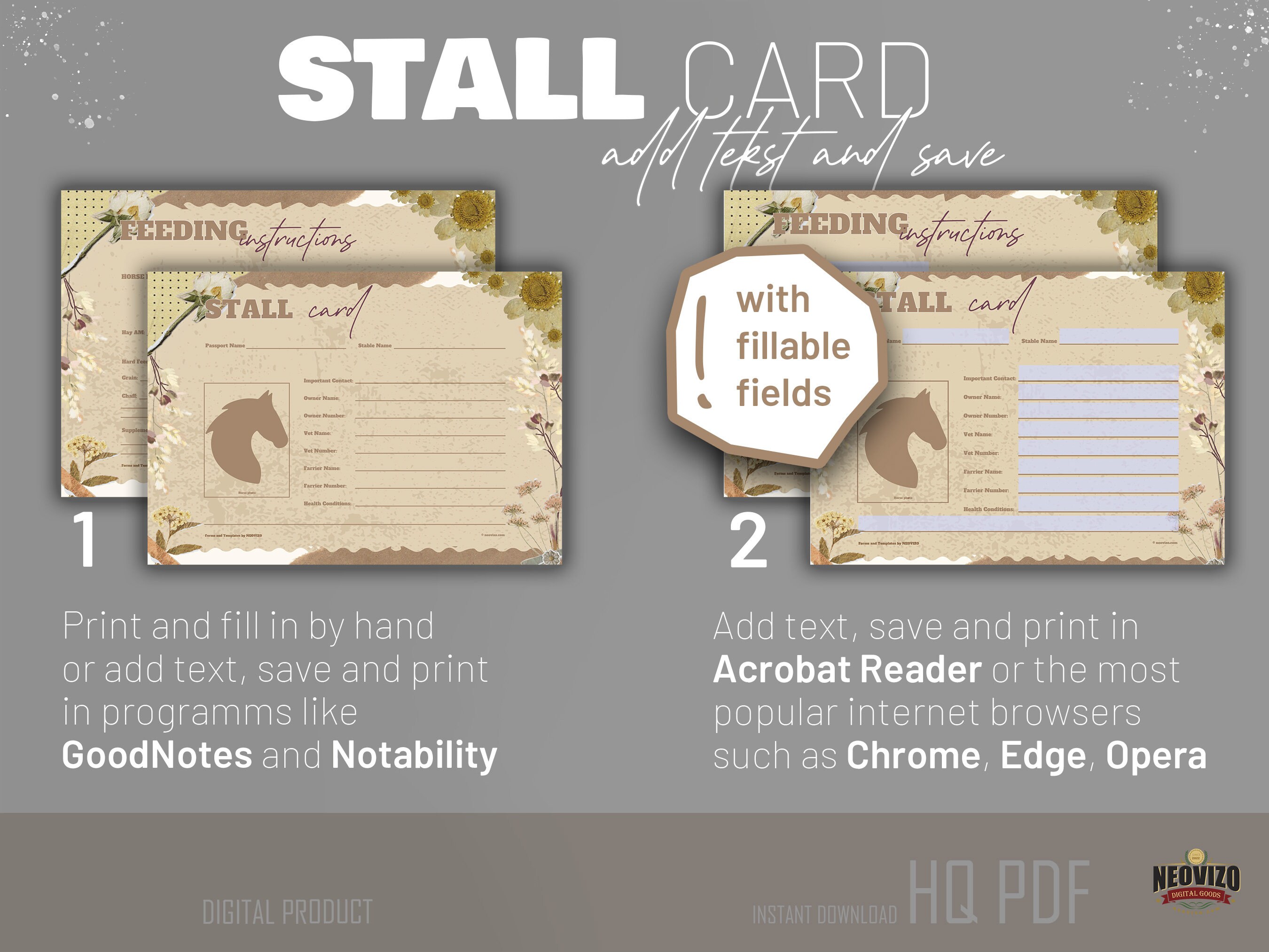 A Nice Design Form in Which to Record and Store the Most Important