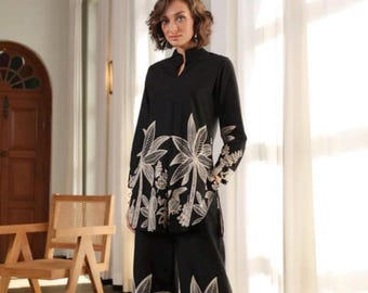 Indian Embroidered Co-ord Set for Women’s, 2piece Casual Wear, Pakistani Design Suit Set, Ethnic Party Wear, Readymade Co-ord set, Eid Suits