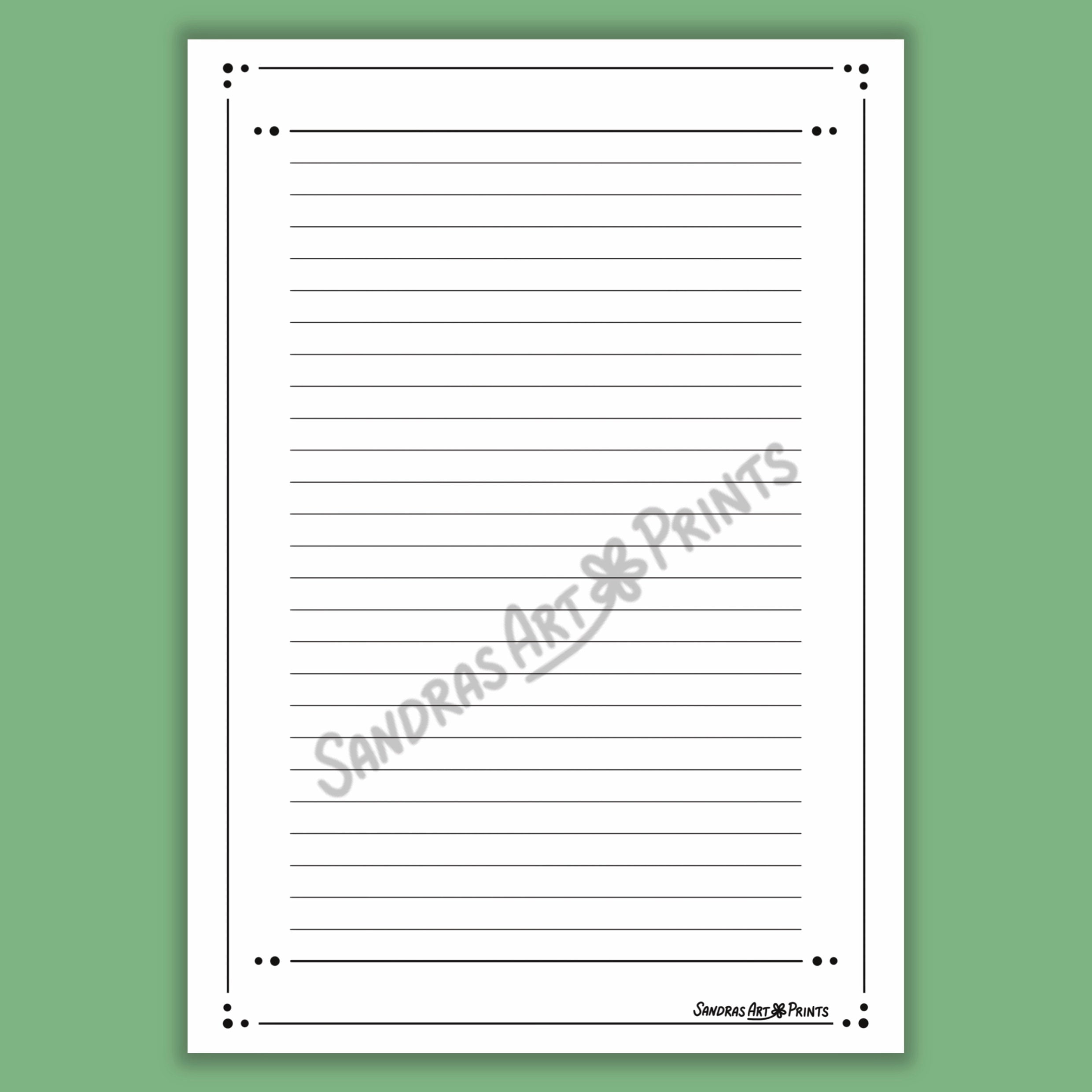 My Notes is a Printable Page With a Sweet and Simple Design in A4 Size ...