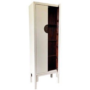 Kleiderschrank Adeline weiss Chinesischer Hochzeitsschrank Großzügiger Stauraum aus hochwertigem Holz Elegantes stillvolles Design Bild 8