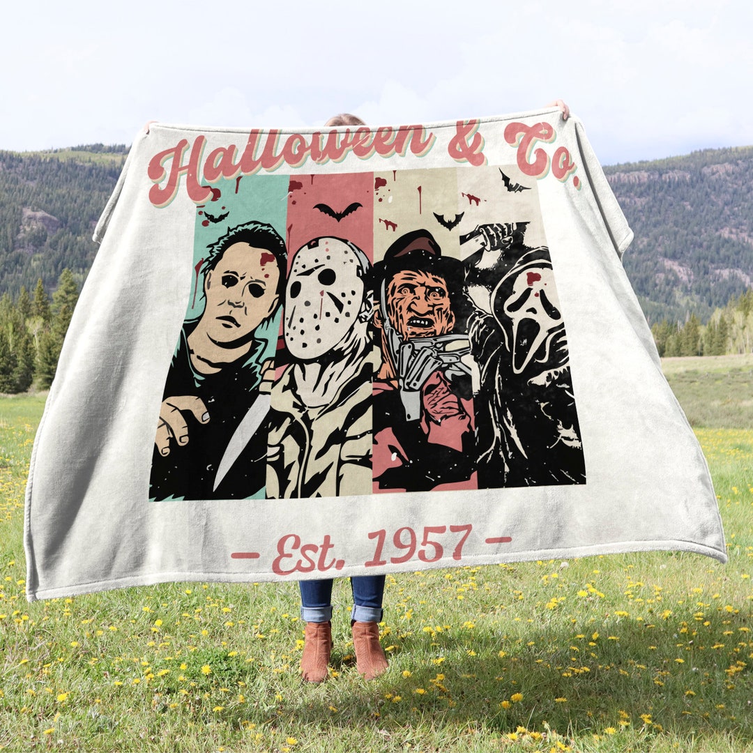 Horror Movie Watching Blanket Blanket Horror Movie Blanket Etsy