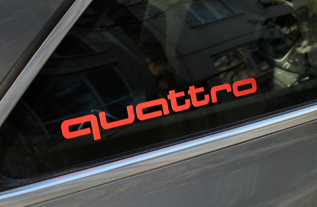 Audi Quattro Sticker Etsy