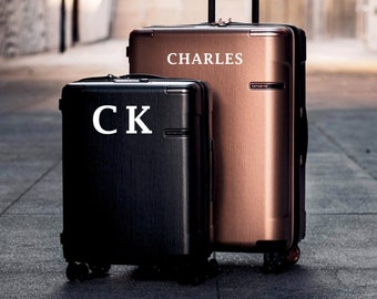 Personalized Luggage Stickers: Waterproof Vinyl Suitcase Name Decal