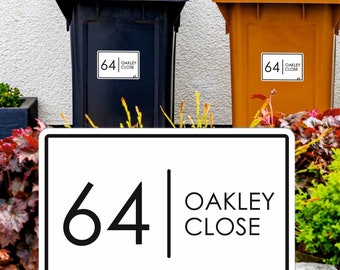 Custom Wheelie Bin Stickers: House Number and Address Labels for Home Improvement