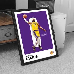 LeBron James Los Angeles Lakers Fanatics Authentic Facsimile Signature  Framed 16 x 20 Stars of the Game Collage