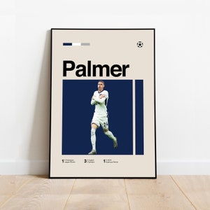 Cole Palmer Poster - Minimalistischer Fußball Kunstdruck für Fans! DIGITALER DOWNLOAD