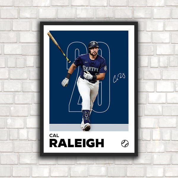 Cal Raleigh Art - Etsy