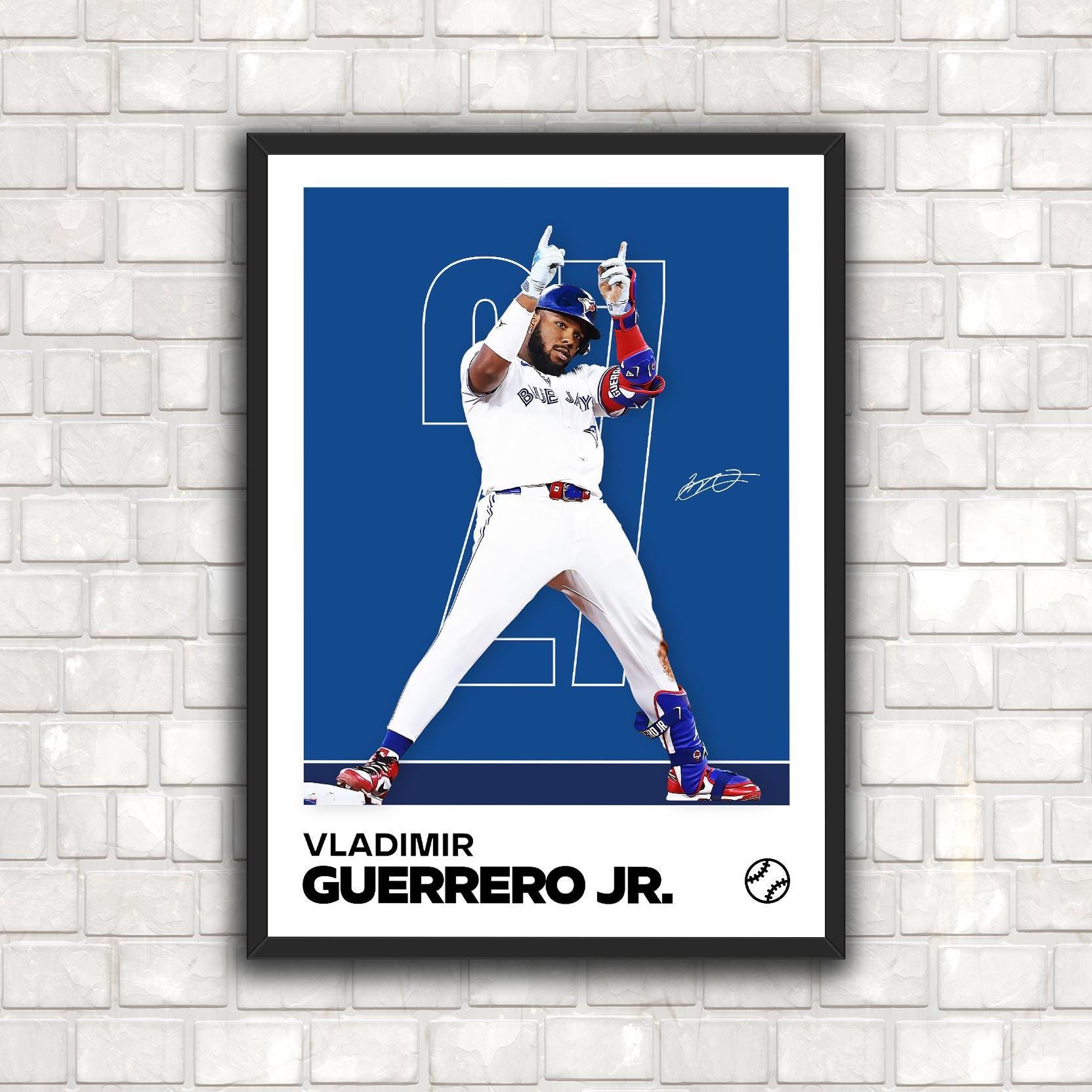  Guerrero ポスター Guerrero Jr Poster - Etsy Canada
