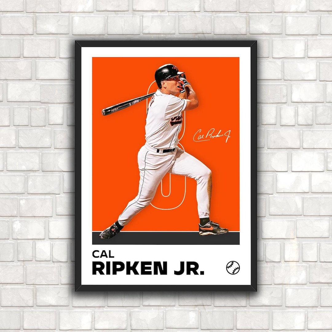 Cal Ripken Jr. Poster - Minimalist Baseball Art Print for Fans! DIGITAL ...