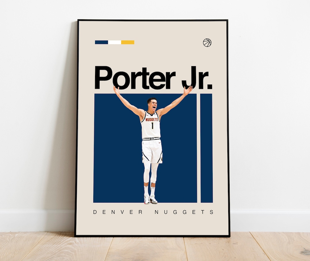 Michael Porter Jr. Poster • Classic MPJ Art for Fans, Mid-century ...