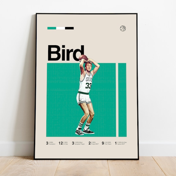 Larry Bird Etsy