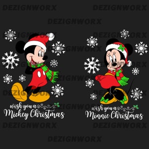 XMAS MOUSE We Wish You A Merry Christmas Svg Png, Christmas Mouse Character, Christmas Squad Svg, Christmas Friends Svg, Holiday Season Svg