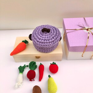 感覚遊び 野菜と鍋のセット モンテッソーリおもちゃ 知育玩具 遊んで学ぶ 野菜 幼稚園 学校 モンテッソーリ