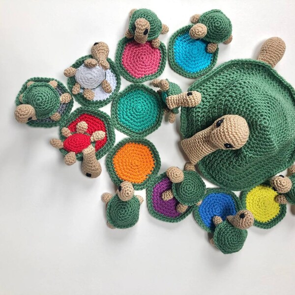 Set Bébé Tortue Fait Main – Chapeau Et Coquille Au Crochet Pour Photo Nouveau-né