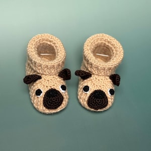 Pamiątkowy prezent dla dziecka, szczeniak, buciki dla niemowląt, pudełko z prezentem ciążowym, pamiątkowy prezent, prezent na baby shower, prezent wykonany ręcznie, szydełkowe buciki dla psa, organiczne
