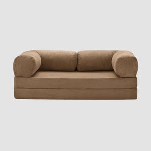 Sofá modular de pana, sillón minimalista, sofá moderno, sofá acogedor para sala de estar, conjunto de sofá modular flexible BROWN