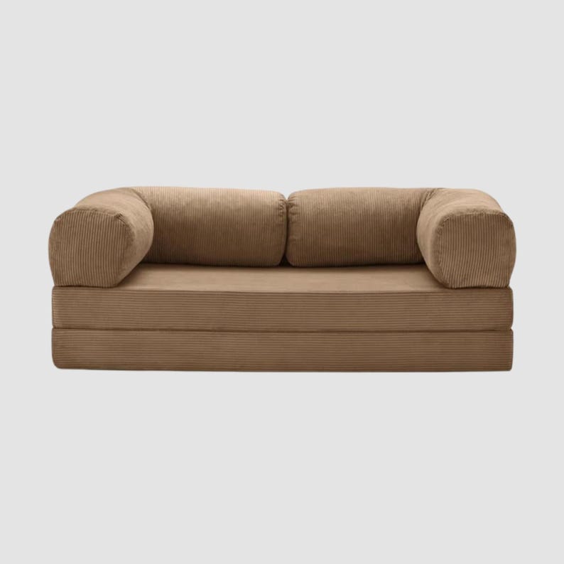 Sofá modular de pana, sillón minimalista, sofá moderno, sofá acogedor para sala de estar, conjunto de sofá modular flexible BROWN