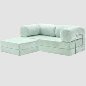 Sofá modular de pana, sillón minimalista, sofá moderno, sofá acogedor para sala de estar, conjunto de sofá modular flexible AQUAMARINE
