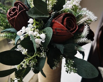 Fire Hose Red Rose Bouquet