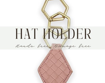 Hexagon magnetic hat holder, Gifts for her, holiday hat essentials & hen party accessory.