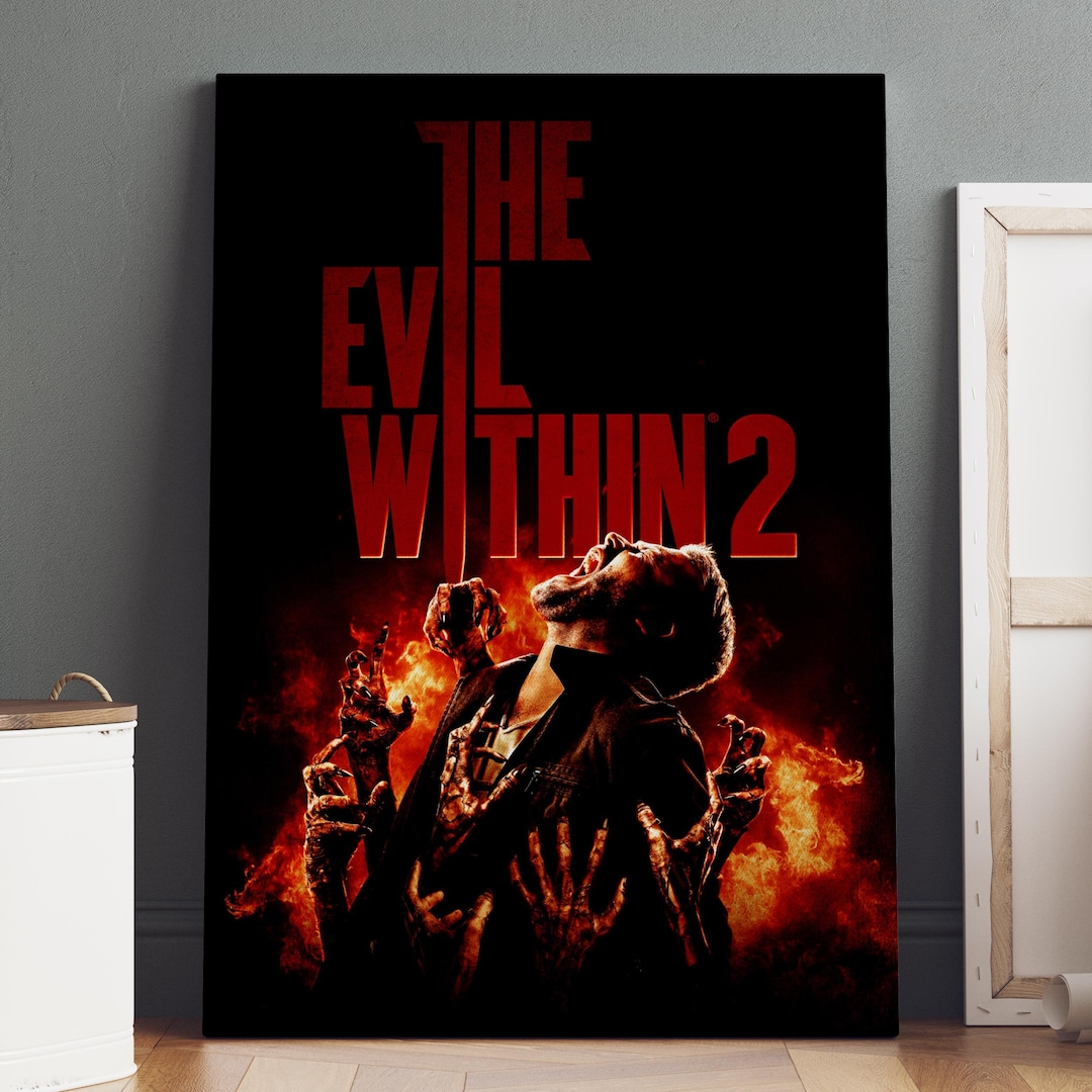 The Evil Inside Poster / Sebastian Castellanos Kunst / Spiel Poster ...