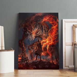Póster de Sekiro Shadows Die Twice, arte de pared de The Wolf, impresión en lienzo de primera calidad, regalo para fanáticos de los juegos, decoración de pared para jugadores