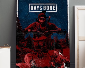 Days Gone Poster / Deacon St. John Wall Art / Game Print / Canvas Art Decor #4