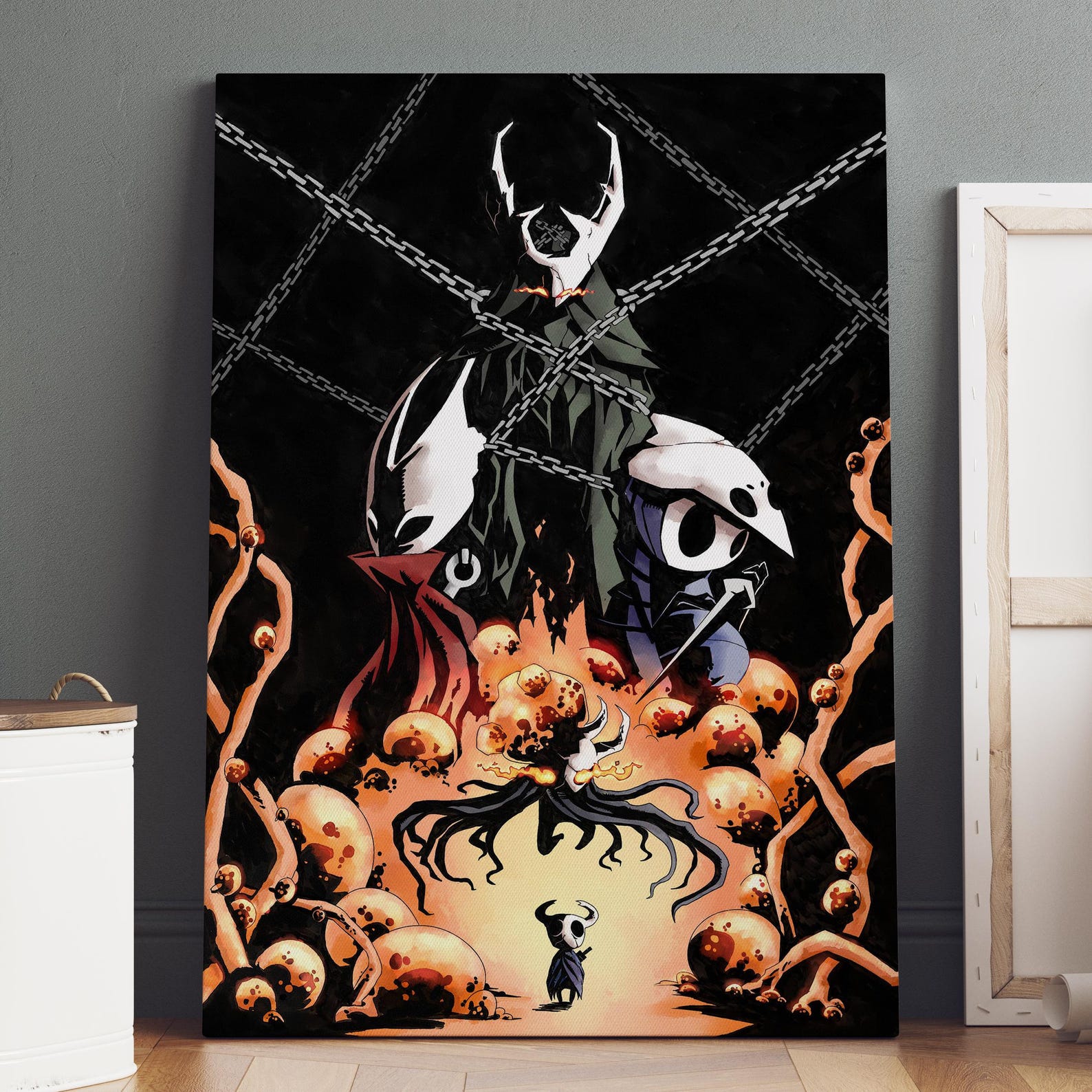 Hollow Knight Poster / the Knight & Hornet Wall Art / Game Print ...