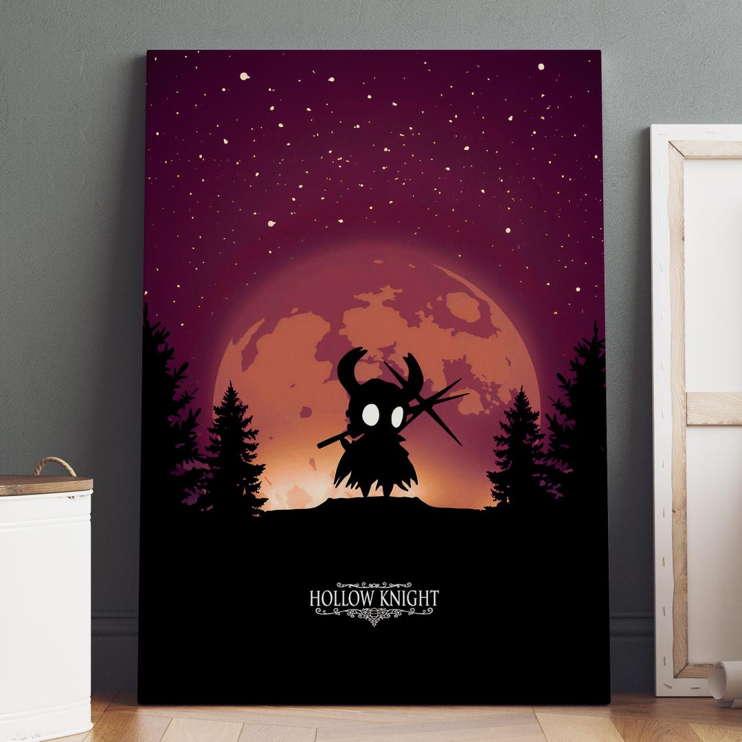 Hollow Knight Poster / the Knight & Hornet Wall Art / Game Print ...
