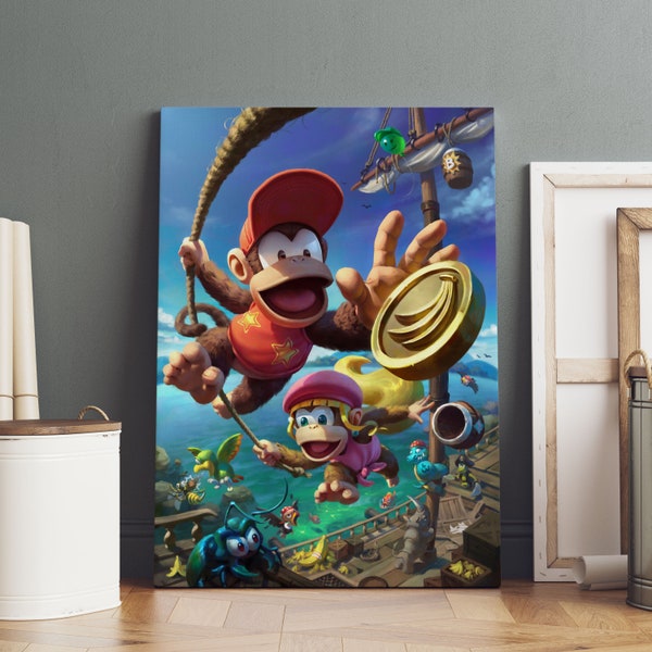 Donkey Kong Decor Etsy