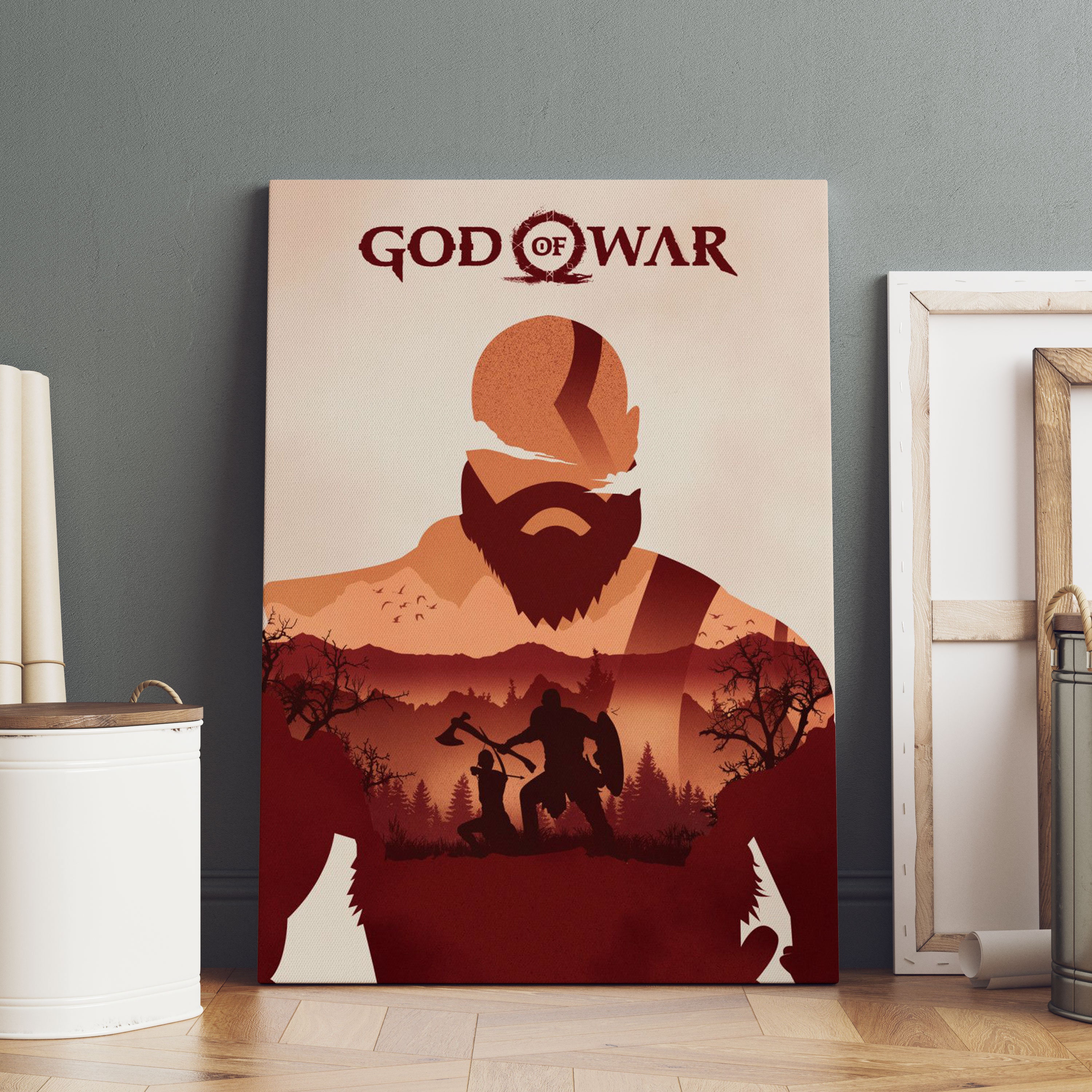 Poster Cartaz God of War Playstation PS3 PS4